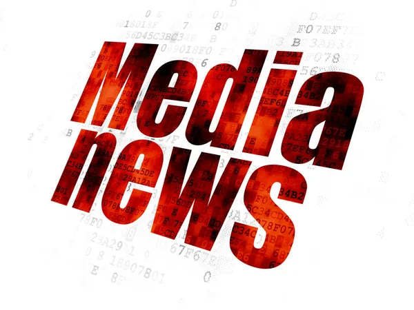 News concept: Media News on Digital background
