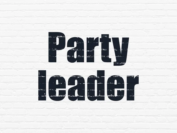 Concepto político: Líder del partido en el fondo — Foto de Stock