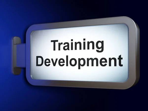 Education concept: Training Development on billboard background — Stock Photo, Image