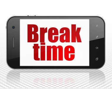 Zaman kavramı: Smartphone ile Break zaman ekranda
