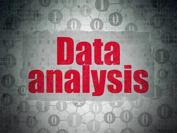 Information koncept: dataanalys på Digital Data papper bakgrund — Stockfoto