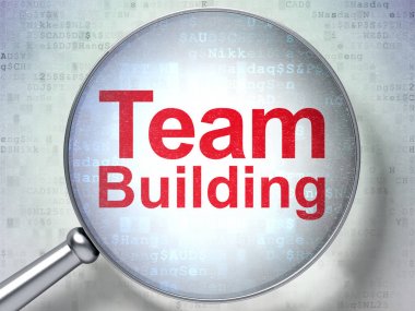 Ekonomi kavramı: optik cam ile ekip oluşturma