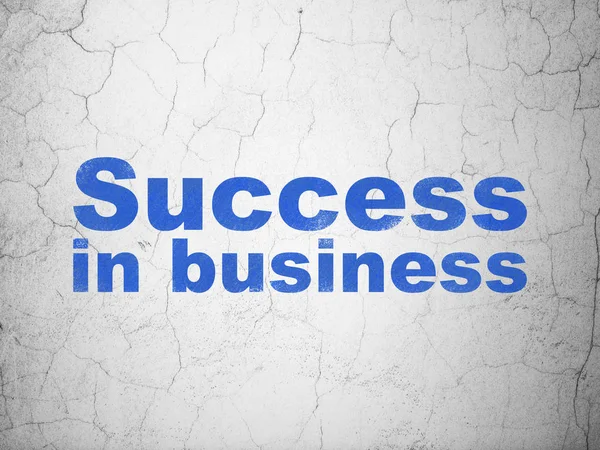 Geschäftskonzept: Erfolg im Geschäft vor dem Hintergrund der Wand — Stockfoto