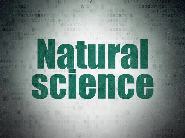 Bilim kavramı: dijital veri kağıt arka plan üzerinde Doğa Bilimleri — Stok fotoğraf