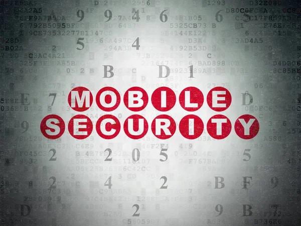 Privacy concept: Mobile Security on Digital Data Paper background