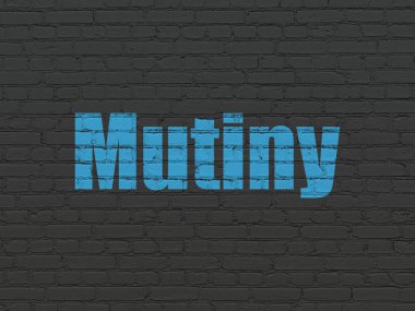 Politika kavramı: duvar zemin üzerine isyan