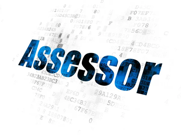 Sigorta kavramı: dijital arka plan üzerinde değerlendirme uzmanı