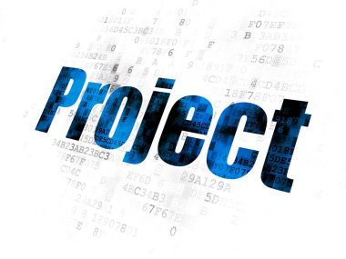 Ekonomi kavramı: dijital arka plan proje