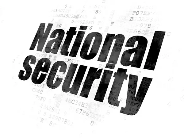 Concepto de seguridad: Seguridad nacional en el contexto digital — Foto de Stock