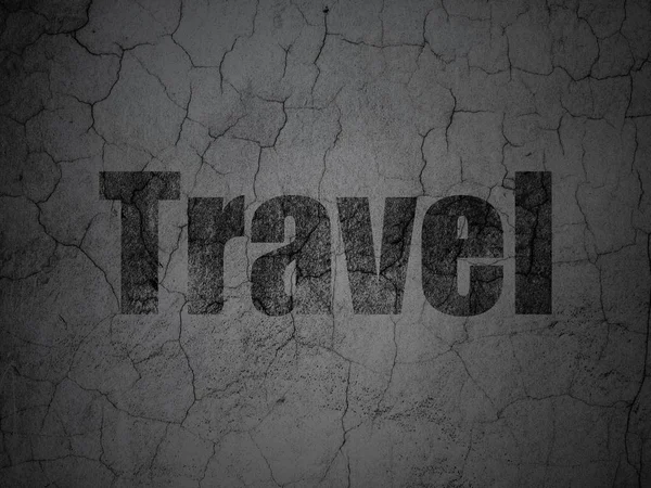 Travel concept: reizen van grunge muur achtergrond — Stockfoto