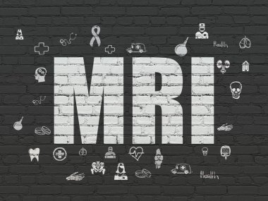 Sağlık kavramı: Mr duvar arka plan üzerinde