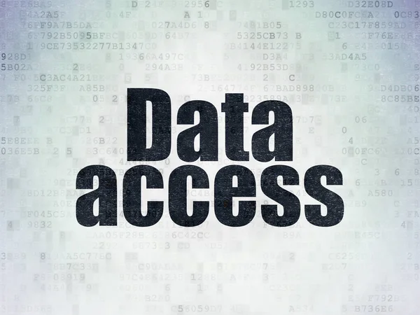 Bilgi kavramı: dijital veri kağıt arka plan üzerinde veri erişimi — Stok fotoğraf
