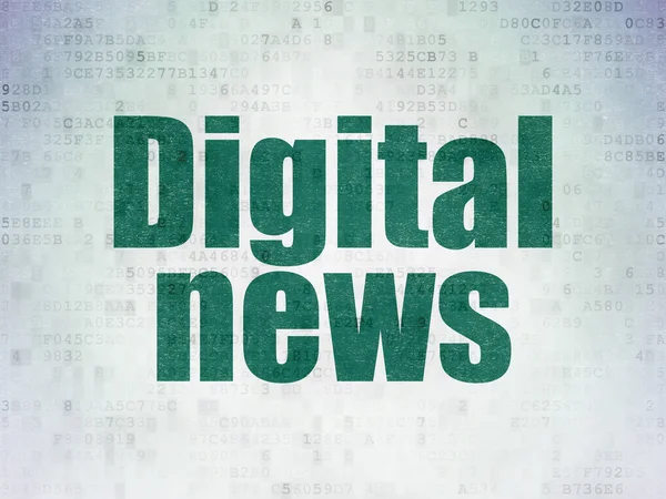 Νέα αντίληψη: ψηφιακή ειδήσεις σχετικά με το ψηφιακό χαρτί δεδομένα παρασκηνίου — Φωτογραφία Αρχείου