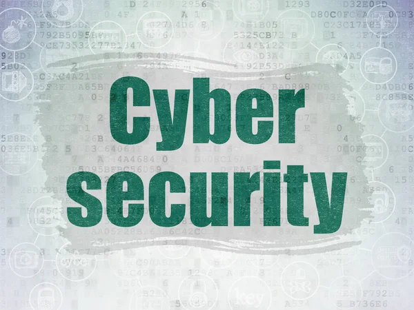Veiligheidsconcept: veiligheid van de cyberruimte op digitale Data-Paper achtergrond — Stockfoto