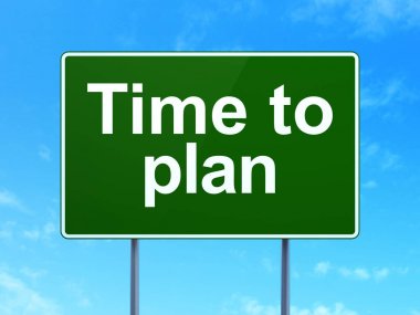 Zaman kavramı: zaman yol işareti arka planı için