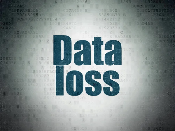 Concetto di dati: perdita di dati sul background della carta dati digitale — Foto Stock