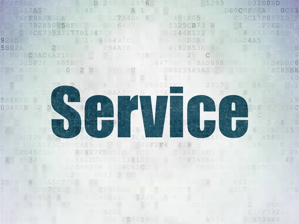 Affärsidé: Service på Digital Data papper bakgrund — Stockfoto