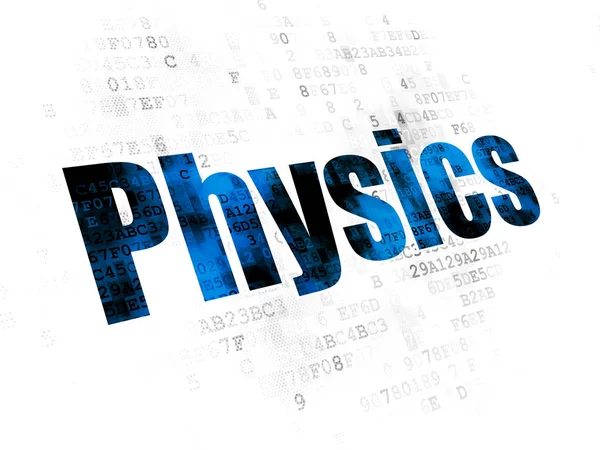 Learning concept: Physics on Digital background — Stock Photo, Image