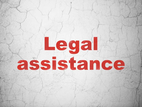 Law concept: Legal Assistance on wall background