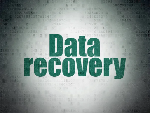 Data concept: Data Recovery on Digital Data Paper background