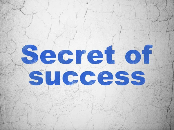 Business concept: Secret of Success on wall background — Stock Photo, Image