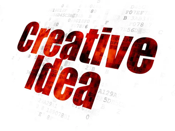 Conceito de finanças: Ideia criativa sobre fundo digital — Fotografia de Stock