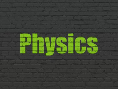 Kavram öğrenme: Fizik duvar arka plan üzerinde