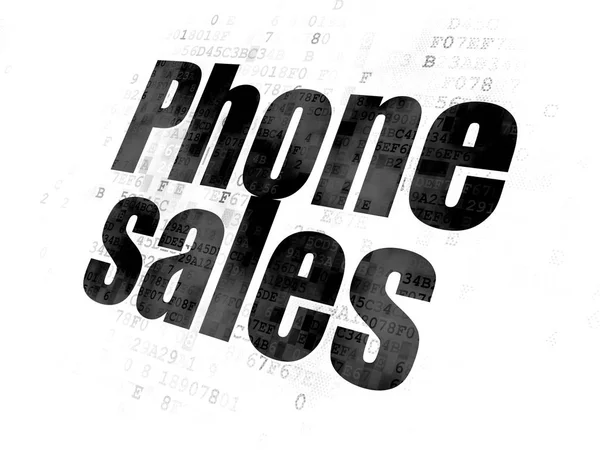 Advertising concept: Phone Sales on Digital background — Stock Photo, Image