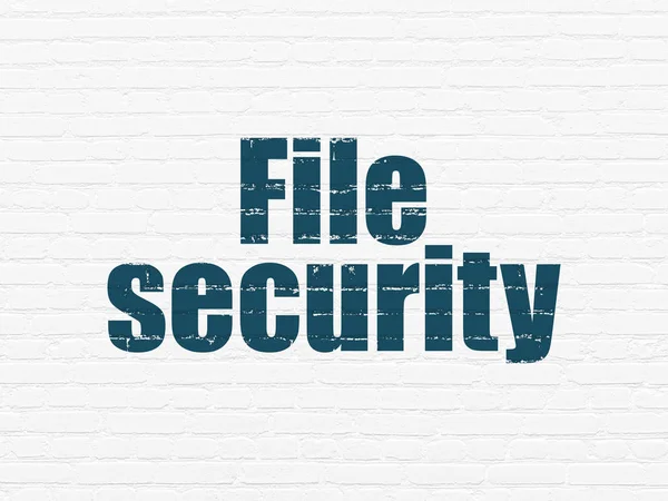 Conceito de privacidade: File Security no fundo da parede — Fotografia de Stock