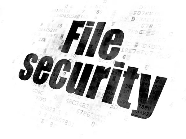 隐私权的概念: 数字背景文件安全 — 图库照片