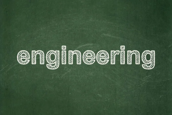 Conceito de ciência: Engenharia em chalkboard background — Fotografia de Stock