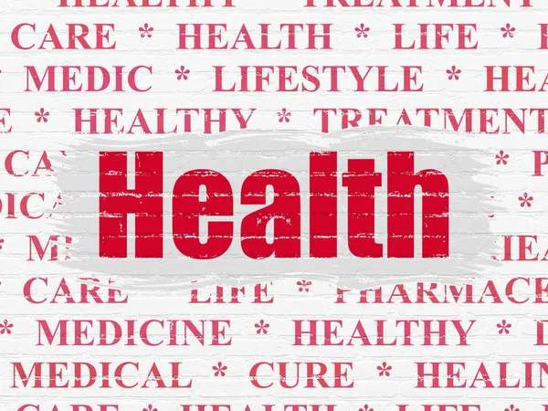 Gesundheitskonzept: Gesundheit an der Wand — Stockfoto