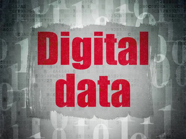 Datenkonzept: Digitale Daten auf digitalem Datenpapier Hintergrund — Stockfoto