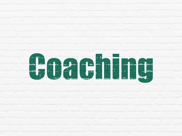 Concetto di studio: Coaching sullo sfondo della parete — Foto Stock