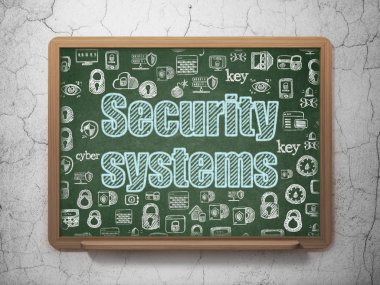 Gizlilik kavramı: okul yönetimi arka plan üzerinde güvenlik sistemleri