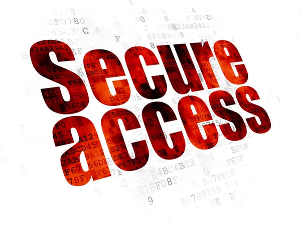 Security concept: Secure Access on Digital background — Stock Photo, Image