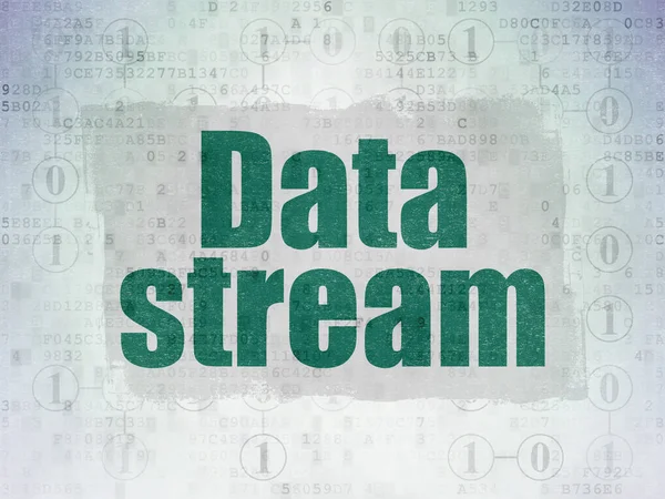 Data koncept: dataströmmen på Digital Data papper bakgrund — Stockfoto
