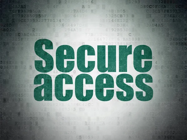 Security concept: Secure Access on Digital Data Paper background — Stock Photo, Image