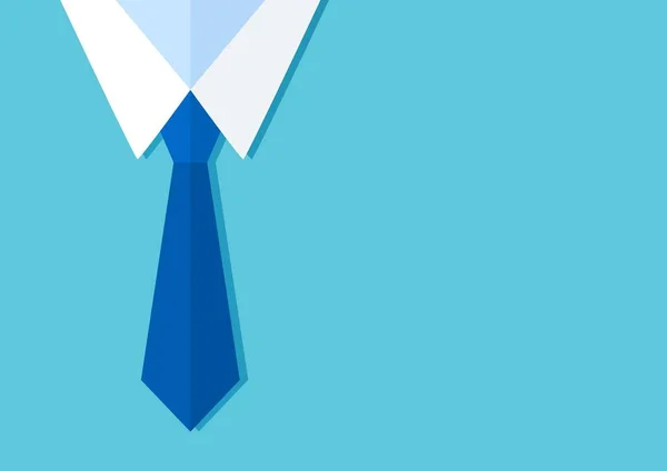 Affärsbakgrund med slips, affärsman, utrymme för ditt sms. Vektor — Stock vektor