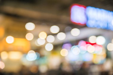 Alışveriş Merkezi, bulanık bokeh arka plan bulanık.