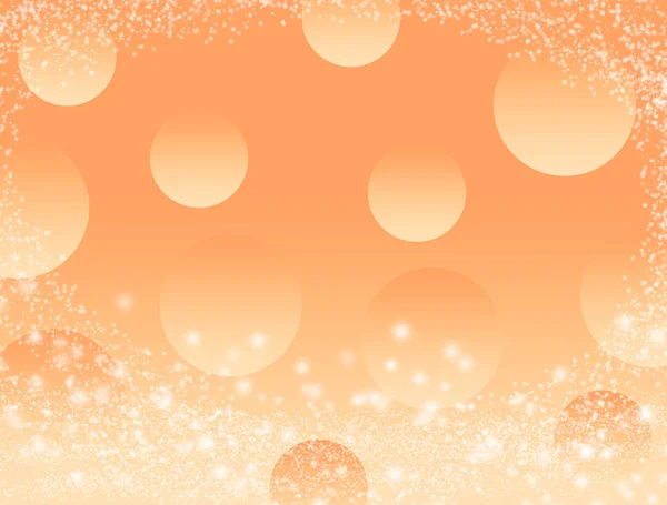 Orange Bokeh abstrakten Hintergrund Tapete glitter Diamant für Hochzeit und Weihnachtsfest Konzept, Kopierraum. — Stockfoto