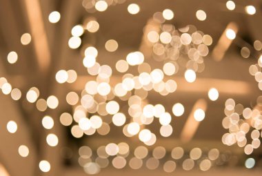 ışıklar, kar, Noel ve yeni yıl tema arka plan bokeh ile altın arka burred plan defocused