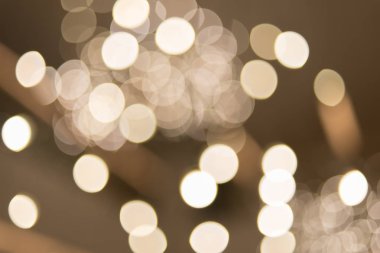 ışıklar, kar, Noel ve yeni yıl tema arka plan bokeh ile altın arka burred plan defocused