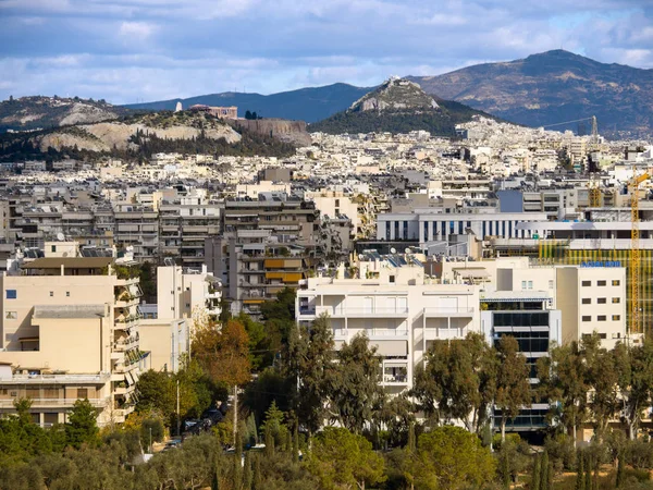 Vista da cidade de Atenas — Fotografia de Stock