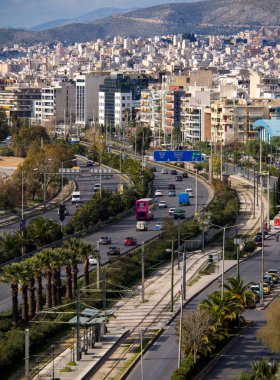 Atina şehir görünümünü
