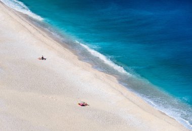 İyon Denizi muhteşem plaj