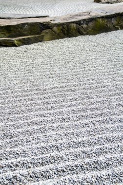 geleneksel Japon zen Bahçesi