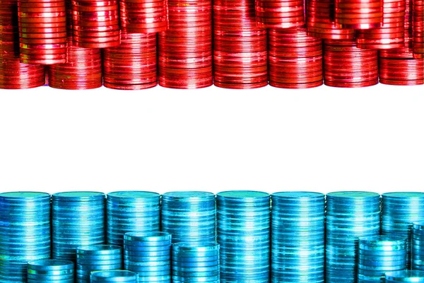 Bandera de Luxemburgo dinero — Foto de Stock