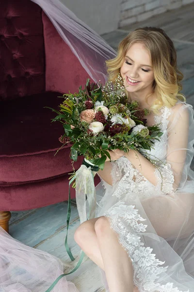 güzel romantik gelinin sabah