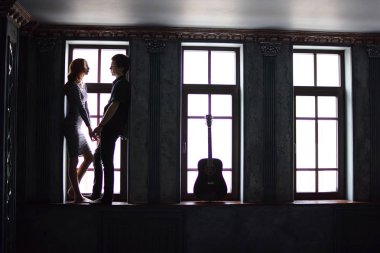 Aşk Romantik Çift gitar 